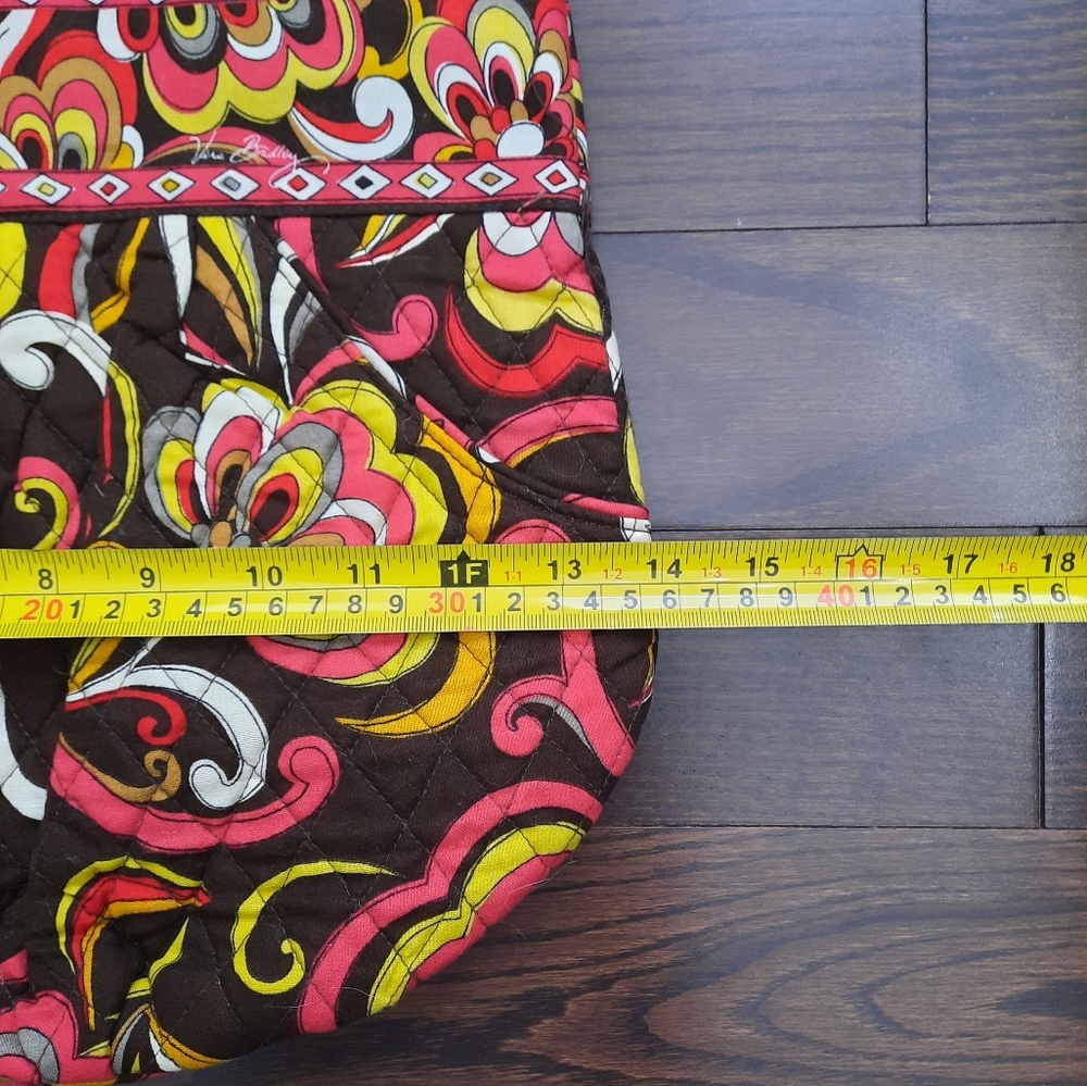 Vera Bradley Puccini Brown Patterned Tote Bag/Purse (Retired Pattern) - Picture 7 of 11